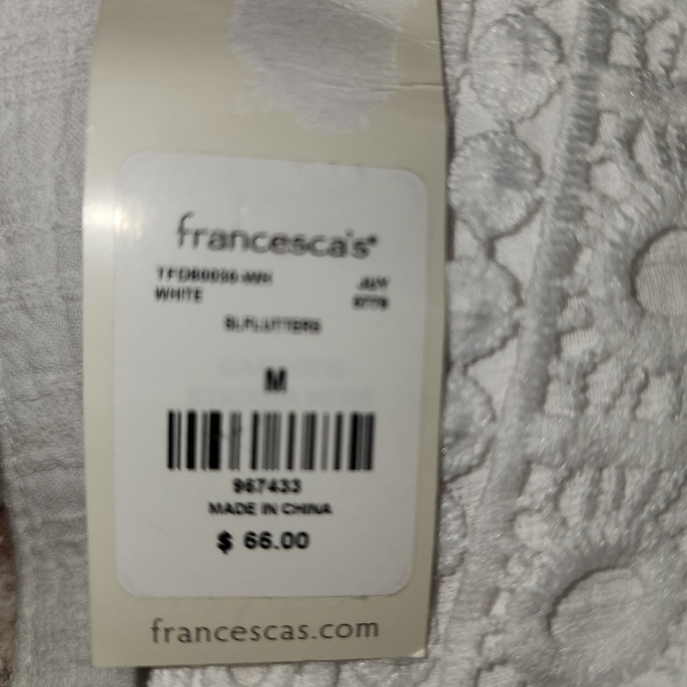 Francesca's Collections White Backless Ruffle Dress - Picture 5 of 5